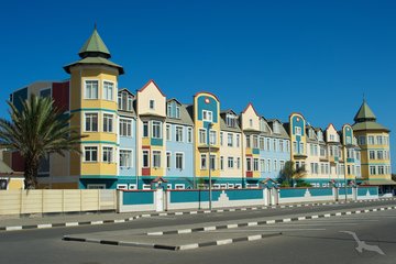 Häuser in Swakopmund, Namibia