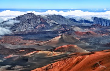 Haleakala Vulkan auf Maui, Hawaii