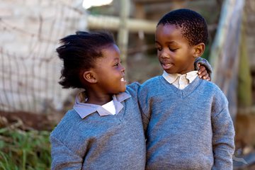 Kinder aus Südafrika