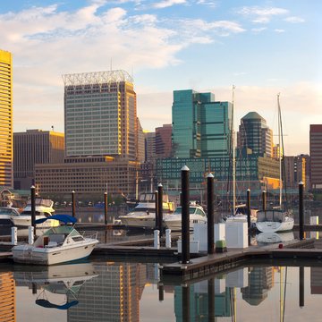 Panorama von Baltimore, USA