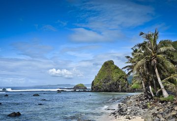 Camel Rock auf Pago Pago, Amerikanisch Samoa