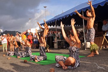 Traditioneller Tanz auf Pago Pago, Amerikanisch Samoa