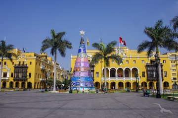 Plaza de Armas in Lima, Peru