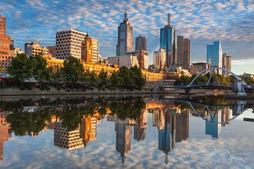Skyline von Melbourne, Australien