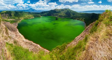 Kratersee des Taal Vulkan, Philippinen