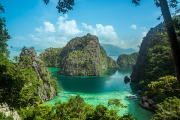 Beckenlandschaft in Coron, Philippinen