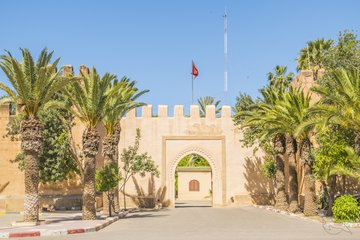 Tor durch die alte Stadtmauer Taroudants, Marokko