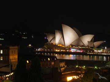 Sydney Opernhaus bei Nacht