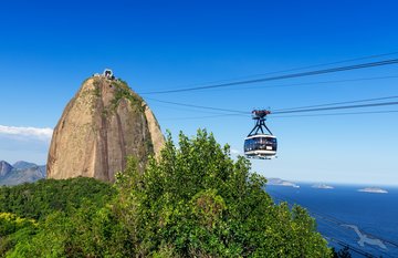 Seilbahn zum Zuckerhut in Rio de Janeiro, Brasilien