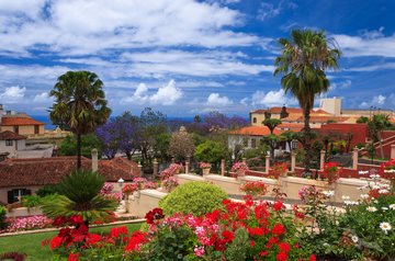 Blick über das Orotava-Tal, Teneriffa, Kanarische Inseln