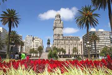 Plaza Independencia in Montevideo, Uruguay