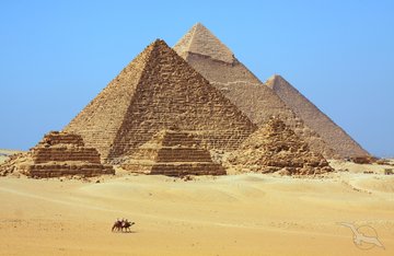 Pyramiden von Gizeh in Ägypten