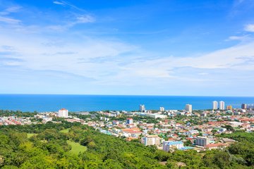 Aussicht über Huahine, Französisch Polynesien