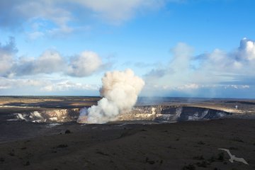 Aktiver Vulkan Kilauea auf Big Island, USA