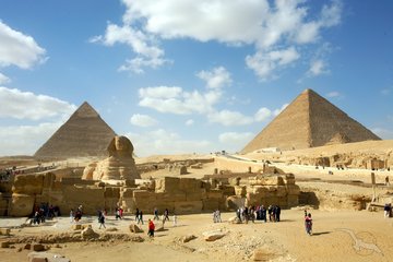 Überlandfahrt Kairo und die Pyramiden von Gizeh