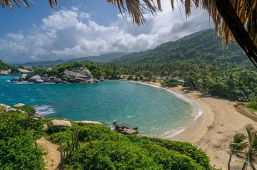 Bucht im Tayrona-Nationalpark, Kolumbien