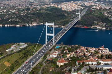 Sultan Mehmet Brücke in Istanbul, Türkei