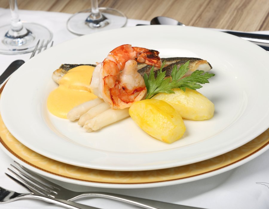 Wolfsbarschfilet & Riesengarnele