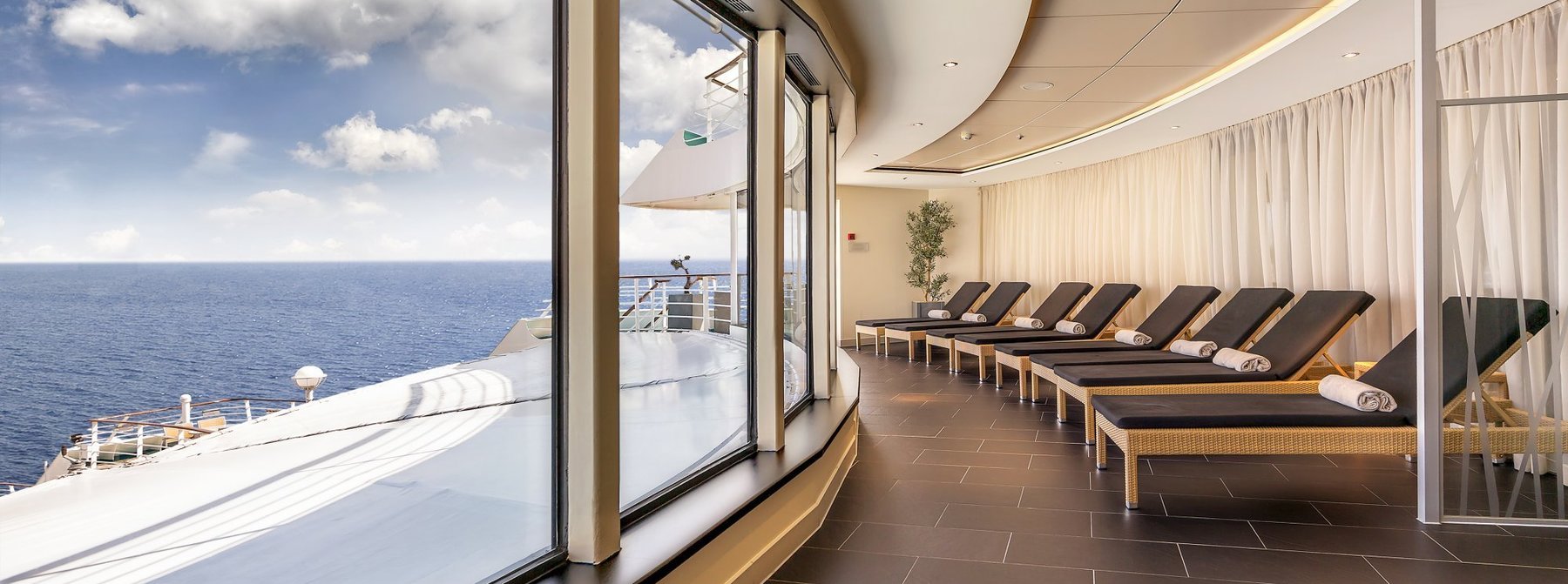 Ruheraum im Spa Bereich von MS Amadea