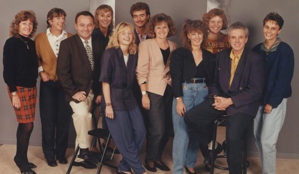 Gruppenfoto Phoenix Reisen Team von 1988