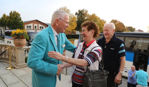 Christian Adlmaier und Gäste beim Kreuzfahrertreff 2018 bin Göhren-Lebbin, Deutschland