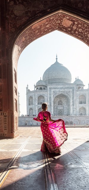 Taj Mahal in Agra, Indien