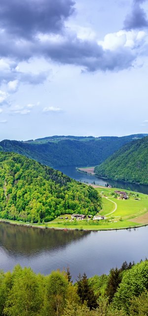 Panorama der Donauschleife, Deutschland