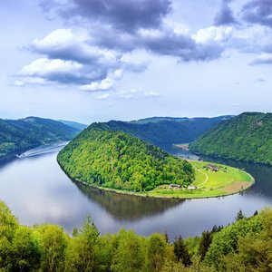 Panorama der Donauschleife, Deutschland